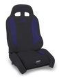 PRP EnduroCrawl Reclining Suspension Seat - Black/Purple Vinyl - Driver