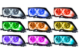 Oracle LED Halo Headlights: 02-05 BMW 3 Series (ColorShift RGB / BC1 Controller)