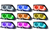 Oracle LED Halo Headlights: 02-05 BMW 3 Series (ColorShift RGB / RF Controller)