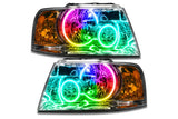 Oracle LED Halo Headlights: 03-06 Ford edition (Chrome / ColorShift RGB / No Controller)