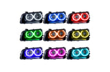 Oracle LED Halo Headlights: 05-10 Dodge Charger w/o OEM HID (ColorShift RGB / Simple Controller)