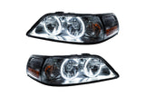 Oracle LED Halo Headlights: 05-11 Lincoln Town Car w/o OEM HID (White SMD Single Color)