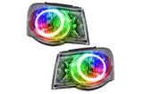 Oracle LED Halo Headlights: 07-09 Chrysler Aspen (ColorShift RGB / No Controller)