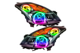 Oracle LED Halo Headlights: 07-09 Nissan Altima Sedan (ColorShift RGB / No Controller)