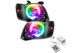 Oracle LED Halo Headlights: 08-10 Ford lorer Sport Trac (ColorShift RGB / Simple Controller)