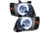 Oracle LED Halo Headlights: 08-10 Ford lorer Sport Trac (White SMD Single Color)