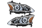 Oracle LED Halo Headlights: 13-15 Nissan Altima (White SMD Single Color)
