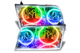 Oracle LED Halo Headlights: 98-11 Ford Crown Victoria (ColorShift RGB / Simple Controller)