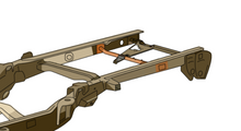 Load image into Gallery viewer, Rustbuster Forward Spare Tire Crossmember
