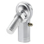 QA1 C Series 2-Pc Rod End - Female/Left Hand - .5in Bore x 1/2-20 w/Stud & Zerk - Carbon Steel