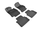 3D MAXpider 2014-2019 Cadillac CTS Kagu 1st 2nd Row Floormats - Black