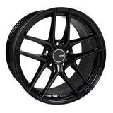 Enkei TY5 18x9.5 5x120 45mm Offset 72.6mm Bore Black Wheel
