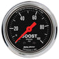 AutoMeter Gauge Boost 2-1/16in. 100 PSI Mechanical Traditional Chrome