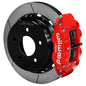 Wilwood 88-98 Chevy Silverado Superlite 4R 14.00x1.10in GT Slotted Rear Drum to Disc Conv. - Red