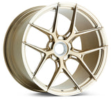 Vossen Forged S21-01 - 22x11.5 - 5x132 - ET24 - 66.5 - Brushed Patina Gold Wheel - BMW M5 G9x Fitmen