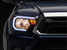 Load image into Gallery viewer, Raxiom 12-15 Toyota Tacoma Axial Series Headlights/Seq LED Bar- Black- Clear Lens