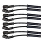Moroso GM LS 5.7L/6.0L/6.2L/7.0L Ultra 350 8mm Multi-Angle Boot Ignition Spark Plug Wire Set - Black