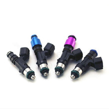 Load image into Gallery viewer, Injector Dynamics ID1050X Injectors - 60mm Length - 11mm Blue Top - 204 Lower Cushion (Set of 4)