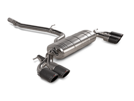 Akrapovic 2021+ Audi S3 Sportback (8Y) Evolution Line Cat Back (Titanium) w/Carbon Tips
