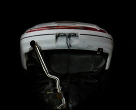 ISR Performance Series II - EP Single Tip Blast Pipe Exhaust - Resonated - 89-94 Nissan 240sx (S13)
