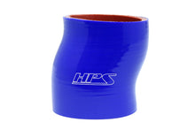 Load image into Gallery viewer, HPS 2.5" ID , 3" Long High Temp 4-ply Reinforced Silicone Offset Coupler Hose Blue (63mm ID , 76mm Length)