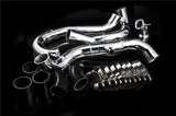 Weapon R Polished Upper Intercooler Piping for 08-10 Mitsubishi Evolution X