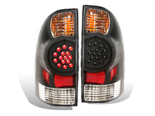 Load image into Gallery viewer, Raxiom 05-06 Toyota Tacoma LED Tail Lights- Black Housing- Red/Clear Lens
