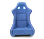 NRG FRP Bucket Seat (Medium) Prisma-Chromatic Royal Blue Vegan Suede w/ Chameleon Back