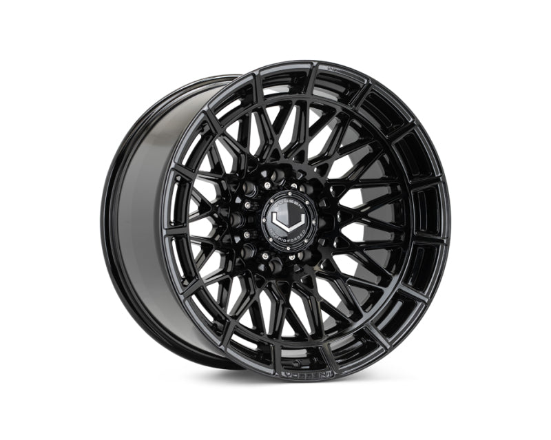 Vossen HFX-3 22x12 - 8x170 - ET44 - Ultra Deep Face - 125.1 - Gloss Black Wheel