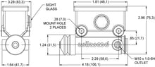 Load image into Gallery viewer, Wilwood Side Mount ATV M/C 19mm Bore R/H