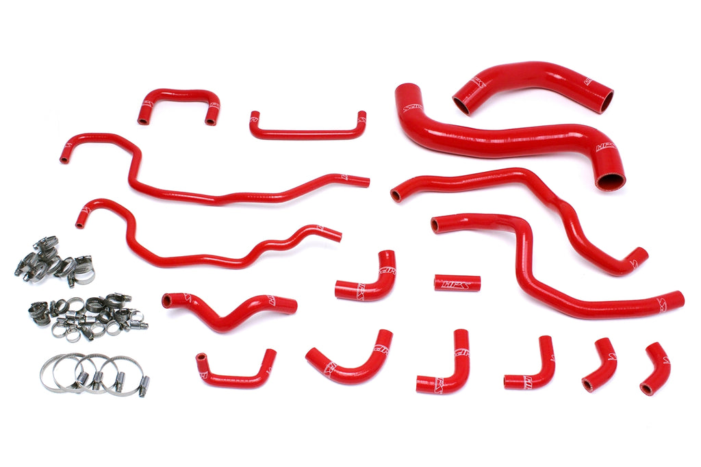 HPS Performance Silicone Hose Kit - Radiator and Heater Hose 57-1516-RED