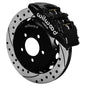 Wilwood Forged Dynapro 6 Front Big Brake Kit - 12.88 x 1.00 Drilled & Slotted - Black