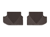 WeatherTech 2014-2016 BMW 5-Series Rear Rubber Mats - Cocoa