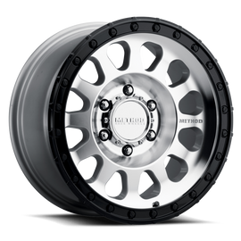 Method MR315 18x9 +18mm Offset 6x5.5 106.25mm CB Machined Wheel - Gloss Black Lip