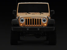 Load image into Gallery viewer, Raxiom 07-18 Jeep Warngler Axial Series 7-Inch LED Headlights w DRL/ Black Housing - Clear Lens