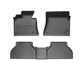 Weathertech 14-17 Maserati Ghibli Front and Rear FloorLiners - Black