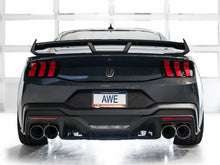 Load image into Gallery viewer, AWE 2024 Ford Mustang Dark Horse S650 RWD Track Edition Catback Exhaust w/ Quad Chrome Silver Tips