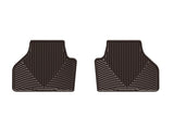 WeatherTech 2011+ BMW X3 Rear Rubber Mats - Cocoa