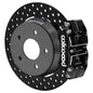 Wilwood 22-24 Polaris RZR Turbo/ Pro R 5-Lug Rear Big Brake Kit - Drilled Rotors Black Powder Coat
