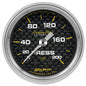 Autometer Carbon Fiber 2-1/16in Mechanical 0-200 PSI Pressure Gauge