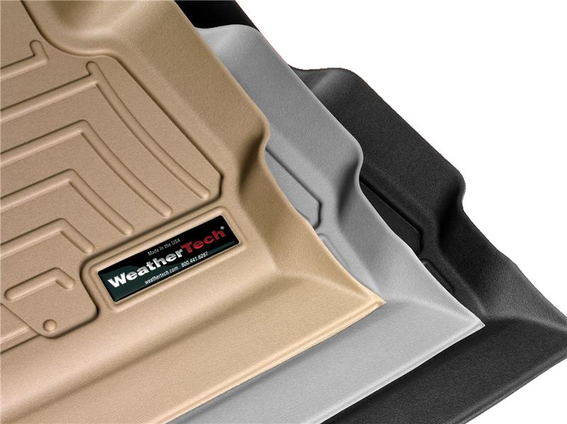 WeatherTech 14+ Chevrolet Silverado Front Rear & Rear FloorLiner - Black