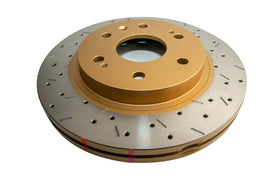 DBA 06-08 Chevrolet Silverado/GMC Sierra 4000 Series Drilled and Slotted Front Rotor