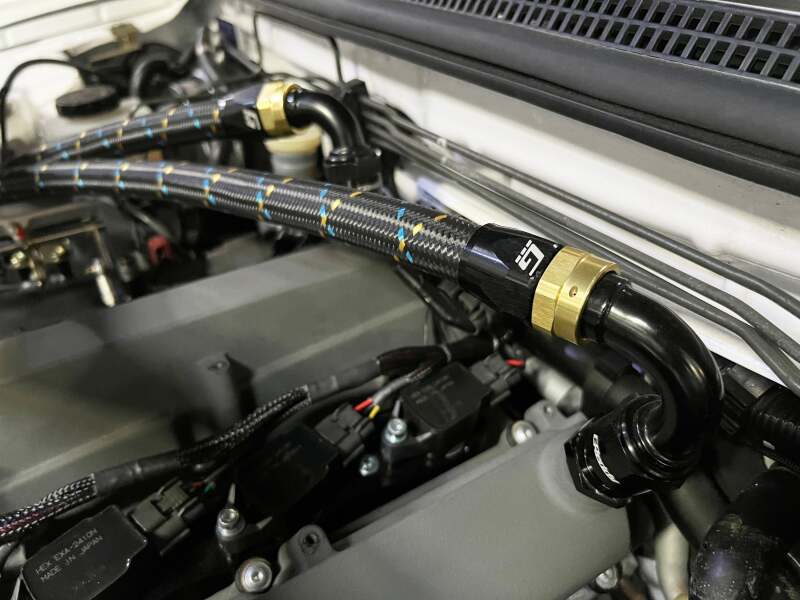 GReddy AN12 STRAIGHT HOSE END SWIVEL BLACK/GOLD ANODIZED