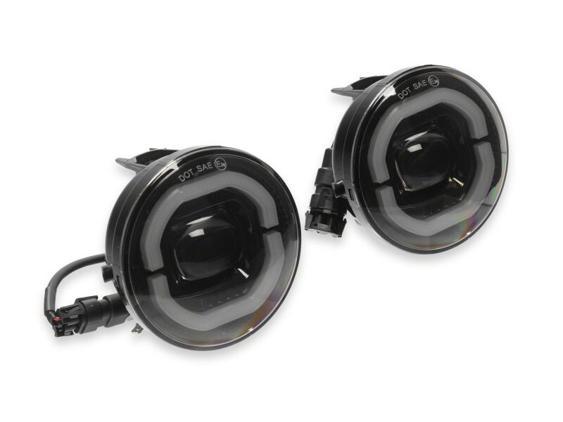 Raxiom 05-11 Toyota Tacoma LED Halo Fog Lights- Amber