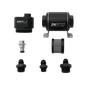 DeatschWerks DWFFR-X 70mm Billet Fuel Filter Regulator - 10 Micron with 6AN Fittings
