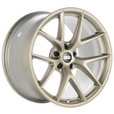 BBS Unlimited CI-R 20x10.5 ET64 (Face 2) Satin White-Gold Wheel