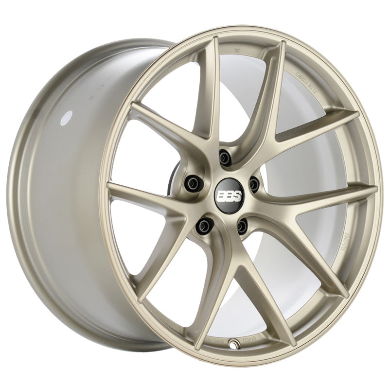BBS Unlimited CI-R 20x9 ET72 (Face 0) Satin White-Gold Wheel