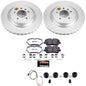 Power Stop 2017 Land Rover Discovery Rear Z36 Coated Truck & Tow Brake Kit