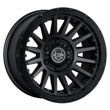 Load image into Gallery viewer, Icon Alloys Recon Pro Satin Black - 18 X 9 - 6 X 135- 6MM 5.25in BS