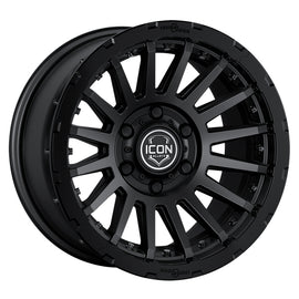 Icon Alloys Recon Pro Satin Black - 18 X 9 - 6 X 135- 6MM 5.25in BS